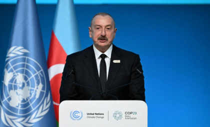 Gazda conferinței pentru climă COP29 spune că „petrolul este un dar de la Dumnezeu” Gazda conferinței pentru climă COP29 spune că „petrolul este un dar de la Dumnezeu”