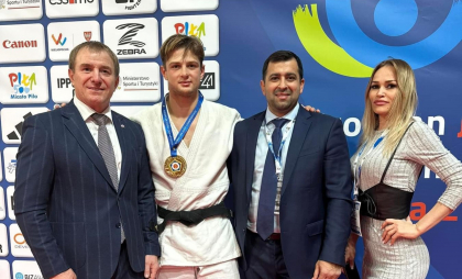 Judocanul Mihail Latîșev a devenit campion european la 23 de ani - FOTO
