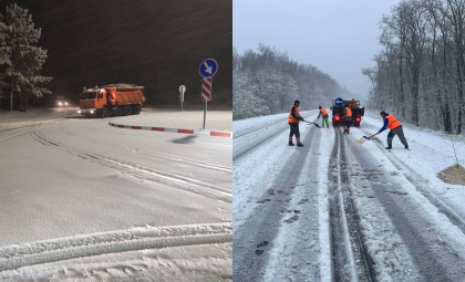 Drumurile din țară, înzăpezite: Drumarii au intervenit în peste 15 raioane - FOTO Drumurile din țară, înzăpezite: Drumarii au intervenit în peste 15 raioane - FOTO