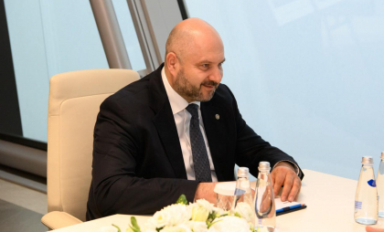Ministrul Energiei Victor Parlicov s-a întâlnit cu reprezentanții Gazpromului, la Sankt Petersburg - FOTO Ministrul Energiei Victor Parlicov s-a întâlnit cu reprezentanții Gazpromului, la Sankt Petersburg - FOTO