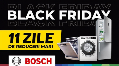Bosch Store: economisește de până la 5000 lei la electrocasnice Bosch de Black Friday! Bosch Store: economisește de până la 5000 lei la electrocasnice Bosch de Black Friday!