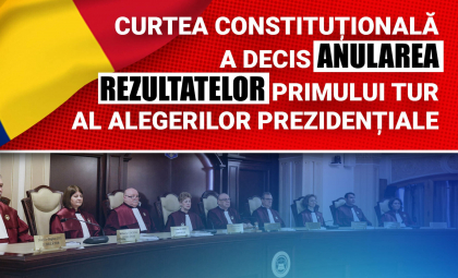 Ultimă oră. Alegerile prezidențiale din România au fost anulate. Judecătorii Curții Constituționale au anulat rezultatele primului tur: Hotărârea este definitivă şi obligatorie