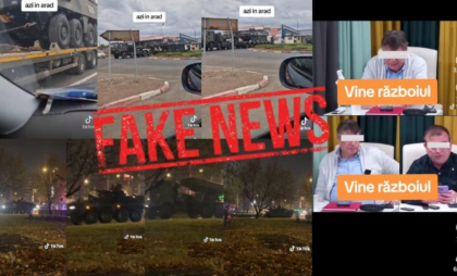 Imagini cu tehnică militară, distribuite masiv pe Tik Tok. Se induce ideea că România se pregătește de război. Sunt folosite inclusiv imagini de la parada de 1 Decembrie. MAPN: Toate aceste informații sunt false Imagini cu tehnică militară, distribuite masiv pe Tik Tok. Se induce ideea că România se pregătește de război. Sunt folosite inclusiv imagini de la parada de 1 Decembrie. MAPN: Toate aceste informații sunt false