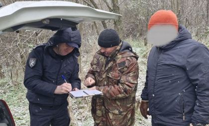 Doi bărbați s-au ales cu procese verbale, după ce au tăiat ilegal peste 70 de copaci dintr-o pădure din raionul Strășeni - FOTO