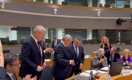 Momentul în care decizia aderării României și Bulgariei la Schengen este aplaudată, în timpul reuniunii JAI de la Bruxelles - VIDEO