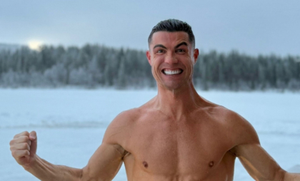 Cristiano Ronaldo a sfidat vremea, chiar în ajunul Crăciunului! Postarea din Laponia care a devenit virală - FOTO