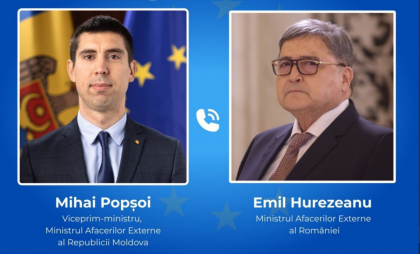 Ministrul Afacerilor Externe, Mihai Popșoi, a discutat la telefon cu noul său omolog român, Emil Hurezeanu și l-a invitat în Republica Moldova Ministrul Afacerilor Externe, Mihai Popșoi, a discutat la telefon cu noul său omolog român, Emil Hurezeanu și l-a invitat în Republica Moldova