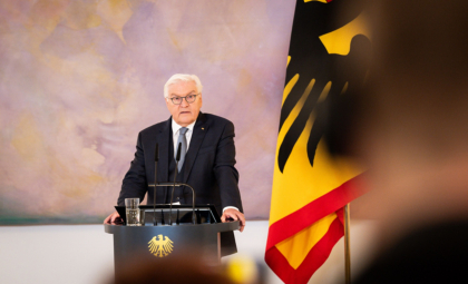 Preşedintele german Frank-Walter Steinmeier dizolvă Parlamentul şi convoacă oficial alegeri legislative anticipate la 23 februarie. El denunţă o influenţă externă pe X şi evocă anularea alegerilor în România - FOTO/VIDEO