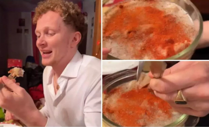 Reacția virală a unui danez, după ce a gustat pentru prima oară răcitură - VIDEO Reacția virală a unui danez, după ce a gustat pentru prima oară răcitură - VIDEO