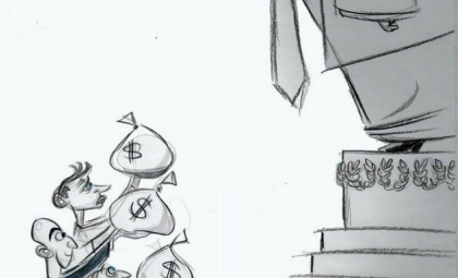 Caricaturista Washington Post demisionează după ce caricatura cu Bezos în genunchi în fața lui Trump a fost respinsă Caricaturista Washington Post demisionează după ce caricatura cu Bezos în genunchi în fața lui Trump a fost respinsă