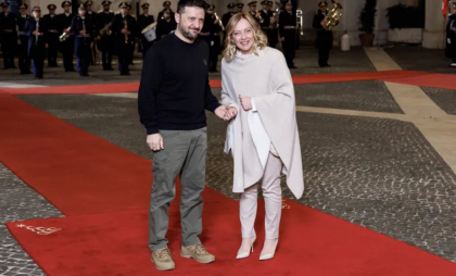 Zelenski, vizită surpriză la Roma, pentru a se întâlni cu Meloni Zelenski, vizită surpriză la Roma, pentru a se întâlni cu Meloni