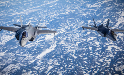 NATO a ridicat în premieră avioane F-35 norvegiene staționate în Polonia după detectarea unui „număr masiv” de ținte aeriene rusești