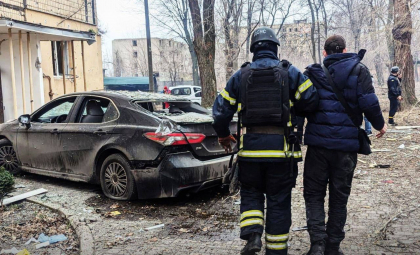 Tragic. Atac soldat cu patru persoane moarte și cinci rănite, într-un oraș din Ucraina - FOTO

