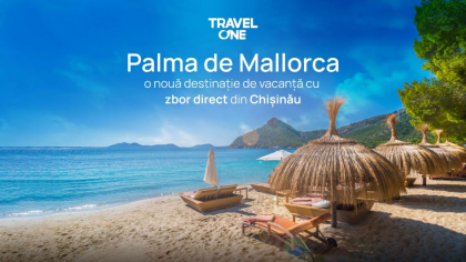 Palma de Mallorca – vacanță de vis, cu zbor direct din Chișinău!
Palma de Mallorca – vacanță de vis, cu zbor direct din Chișinău!