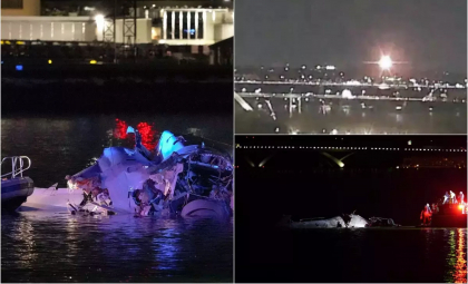 „Treci prin spate". Ultimul dialog dintre elicopterul Black Hawk și turnul de control, înainte de tragedia aviatică din Washington - VIDEO