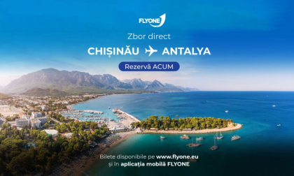 Zboruri zilnice Chișinău – Antalya, operate de compania aeriană FLYONE Zboruri zilnice Chișinău – Antalya, operate de compania aeriană FLYONE