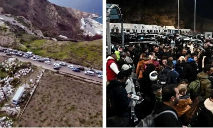 Turiștii părăsesc Santorini, afectată de cutremur, dar localnicii rămân pe poziție. „Vom ieși din asta mai puternici” Turiștii părăsesc Santorini, afectată de cutremur, dar localnicii rămân pe poziție. „Vom ieși din asta mai puternici”