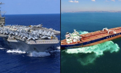 Un portavion nuclear al SUA s-a ciocnit cu un vapor de marfă sub pavilion panamez, în Marea Mediterană Un portavion nuclear al SUA s-a ciocnit cu un vapor de marfă sub pavilion panamez, în Marea Mediterană