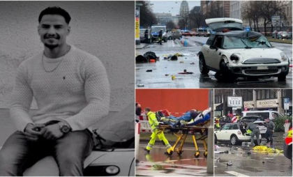 "Uite-te la oamenii aceștia întinşi pe jos". Filmul atacului din Munchen. Afganul i-a târât pe oameni cu mașina aproape 200 de metri, până să-l oprească poliția