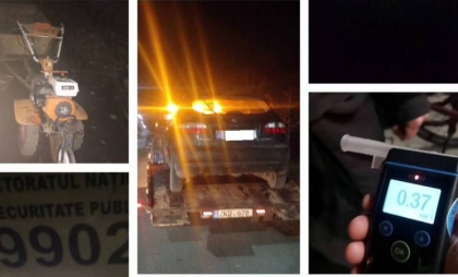 Au consumat băuturi alcoolice și s-au pornit la drum. Mai mulți bărbați, prinși în stare de ebrietate în trafic: Unu avea depășită norma de peste opt ori