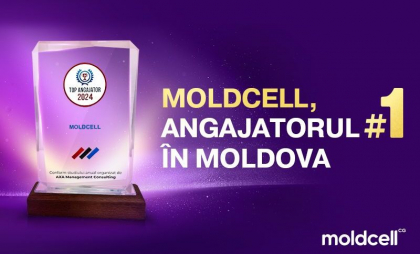 Moldcell a fost desemnat angajatorul numărul 1 în Republica Moldova Moldcell a fost desemnat angajatorul numărul 1 în Republica Moldova