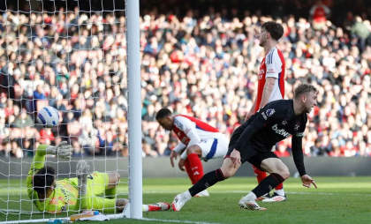 Surpriză în Premier League! Arsenal pierde pe teren propriu cu West Ham