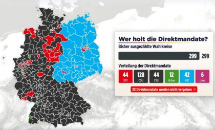 Extrema dreaptă a devenit oficial primul partid în fosta Germanie comunistă - HARTA Extrema dreaptă a devenit oficial primul partid în fosta Germanie comunistă - HARTA