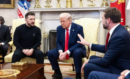 Casa Albă anunță oficial că a fost anulată conferința de presă comună a lui Trump cu Zelenski, după cearta din Biroul Oval