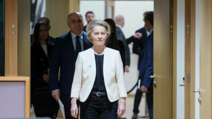 Summitul UE. Ursula von der Leyen: „Europa se confruntă cu un pericol clar şi prezent. Astăzi se scrie istorie”