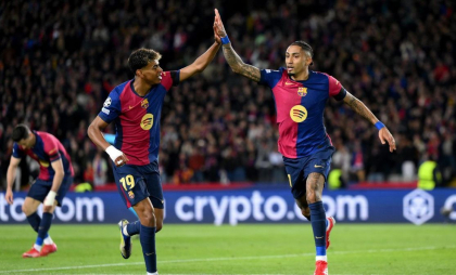 Lamine Yamal și Raphinha, recordmenii serii pentru Barcelona! Brazilianul, pe urmele lui Leo Messi Lamine Yamal și Raphinha, recordmenii serii pentru Barcelona! Brazilianul, pe urmele lui Leo Messi