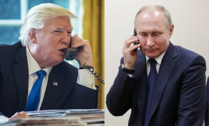 Kremlinul confirmă că Vladimir Putin şi Donald Trump vor avea o conversaţie telefonică marţi
