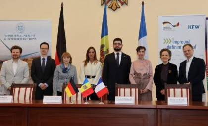 Germania oferă Republicii Moldova un grant nerambursabil în valoare de 38,7 milioane de euro pentru renovarea eficientă energetic a circa 30 de clădiri publice din țară Germania oferă Republicii Moldova un grant nerambursabil în valoare de 38,7 milioane de euro pentru renovarea eficientă energetic a circa 30 de clădiri publice din țară
