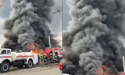 A luat foc un depozit din Bălți: Pompierii au intervenit rapid pentru stingerea flăcările. IGSU vine cu detalii - VIDEO A luat foc un depozit din Bălți: Pompierii au intervenit rapid pentru stingerea flăcările. IGSU vine cu detalii - VIDEO