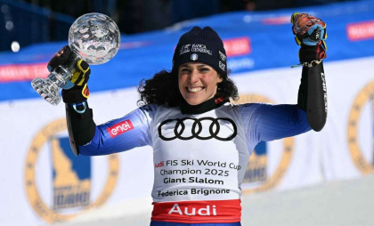 Federica Brignone a cucerit Globul de Cristal la slalom uriaş Federica Brignone a cucerit Globul de Cristal la slalom uriaş