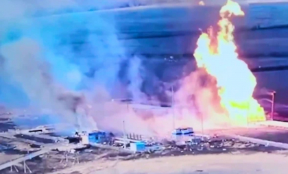 Rusia susține că Ucraina a atacat din nou o instalație de gaze din Kursk, încălcând armistițiul: „E practic distrusă” - VIDEO Rusia susține că Ucraina a atacat din nou o instalație de gaze din Kursk, încălcând armistițiul: „E practic distrusă” - VIDEO