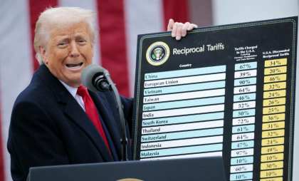 Trump impune „taxe reciproce” pentru toate țările lumii: „Este declarația noastră de independență economică”. UE, penalizată cu 20%