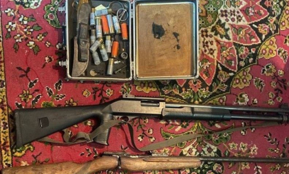 Percheziții la Cahul: Arme și muniții, deținute ilegal - depistate acasă la un bărbat de 53 de ani. Detaliile poliției - FOTO
