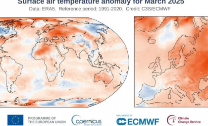 Luna trecută a fost cea mai caldă lună martie de când există date meteo în Europa
