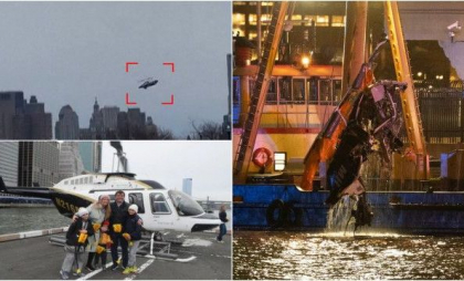 Ce a transmis prin stație pilotul elicopterului din New York, înainte de prăbușire. Cuvintele lui adâncesc misterul tragediei cu 6 morți 