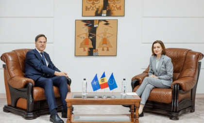 Șeful NATO, Mark Rutte, vizită tranzit prin Moldova. Acesta a avut o întrevedere cu șefa statului 