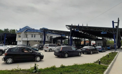 Atenție, călători. Trafic intens la vama Sculeni, pe sensul de ieșire din Moldova. Precizările IGPF - FOTO
