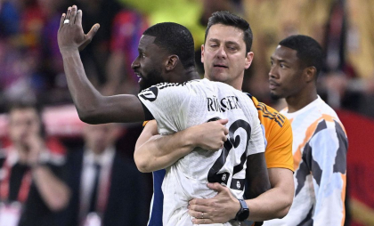 Rudiger riscă o pedeapsă dură după ieșirea nervoasă din finala Cupei Spaniei! Și Bellingham, și Vazquez au fost eliminați
