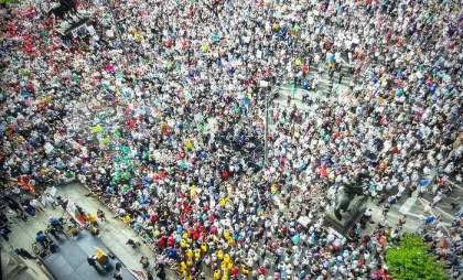 Manifestație împotriva lui Trump. Mii de americani au denunţat „tirania” președintelui: „Poporul american este furios”