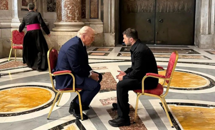 Volodimir Zelenski a dezvăluit ce a vorbit cu Donald Trump la Vatican Volodimir Zelenski a dezvăluit ce a vorbit cu Donald Trump la Vatican