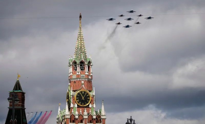 Întreruperi majore ale internetului în Moscova, în timp ce avioanele militare survolau orașul, chiar înaintea paradei lui Putin