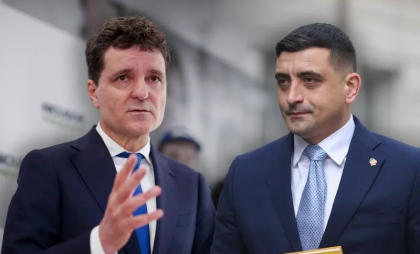Prima dezbatere prezidențială dintre George Simion și Nicușor Dan, organizată de Euronews la Universitatea Politehnica