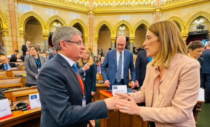 Președintele Parlamentului, Igor Grosu, alături de președintele Parlamentului European, Roberta Metsola, la Budapesta: „Vom discuta despre viitorul Europei” Președintele Parlamentului, Igor Grosu, alături de președintele Parlamentului European, Roberta Metsola, la Budapesta: „Vom discuta despre viitorul Europei”
