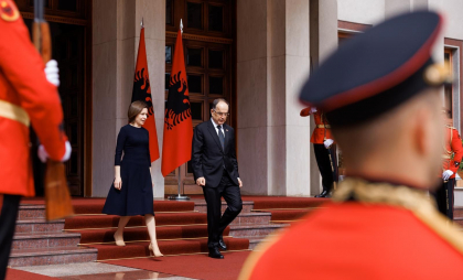 Maia Sandu, după întrevederea cu Bajram Begaj: „Moldova și Albania își doresc același lucru – un viitor european” Maia Sandu, după întrevederea cu Bajram Begaj: „Moldova și Albania își doresc același lucru – un viitor european”