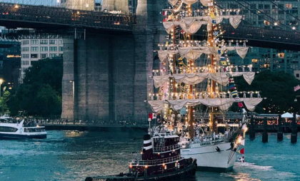 22 de persoane au fost rănite după ce o navă de antrenament a Marinei mexicane a lovit podul Brooklyn, din New York. Momentul - surprins de martori - VIDEO
