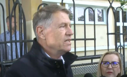Iohannis, după ce a votat: „Aceste alegeri pot fi pentru a continua un lucru bun. Alternativa ar fi tristă, ar fi izolare”